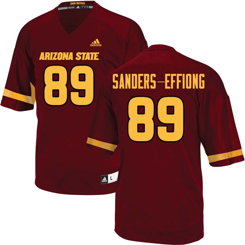 Men #89 Daniel Sanders-Effiong Arizona State Sun Devils College Football Jerseys Sale-Maroon - Click Image to Close